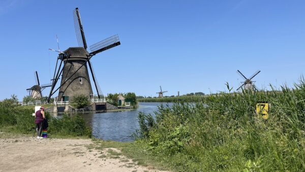 painting at Kinderdijk